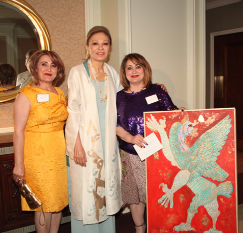 Sima Amid and Shahbaanoo Farah Diba Pahlavi